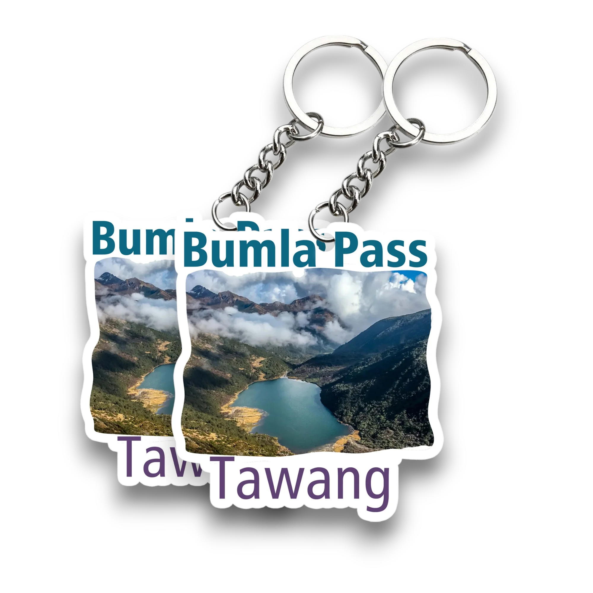 Bumla Pass Tawang Key chain ( Set of 2 ) - Image 2