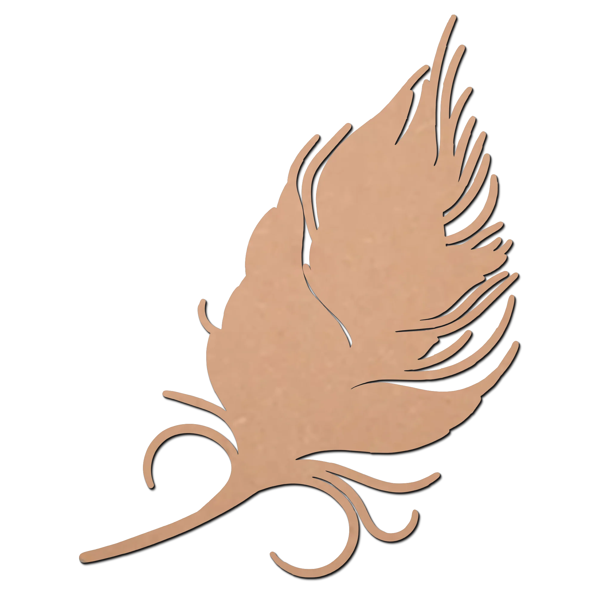 feather Cutting  MDF Cutouts for Art and Craft Work / Craft Shapes