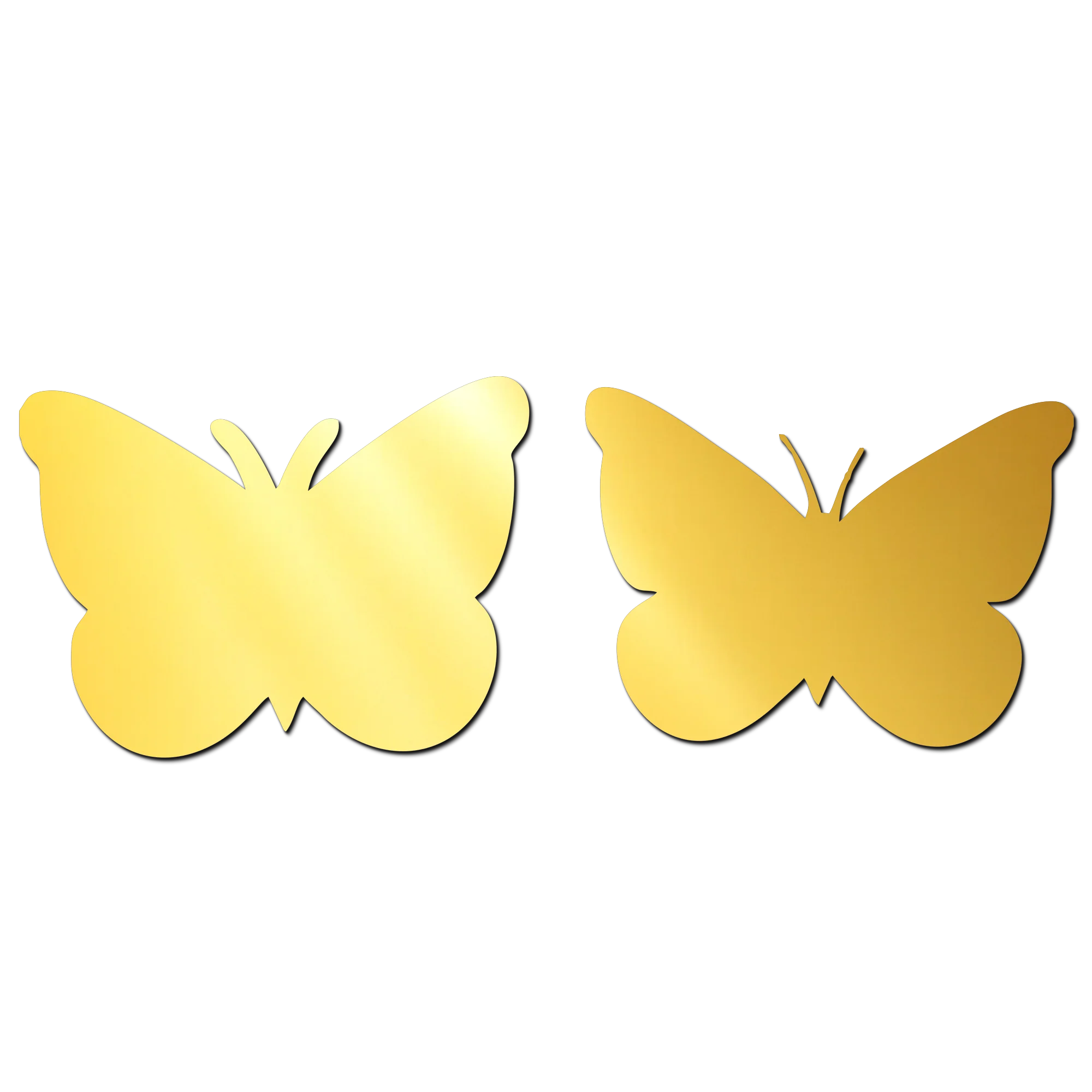 Butterfly Golden Acrylic Cutout for Resin Art / Art and Craft