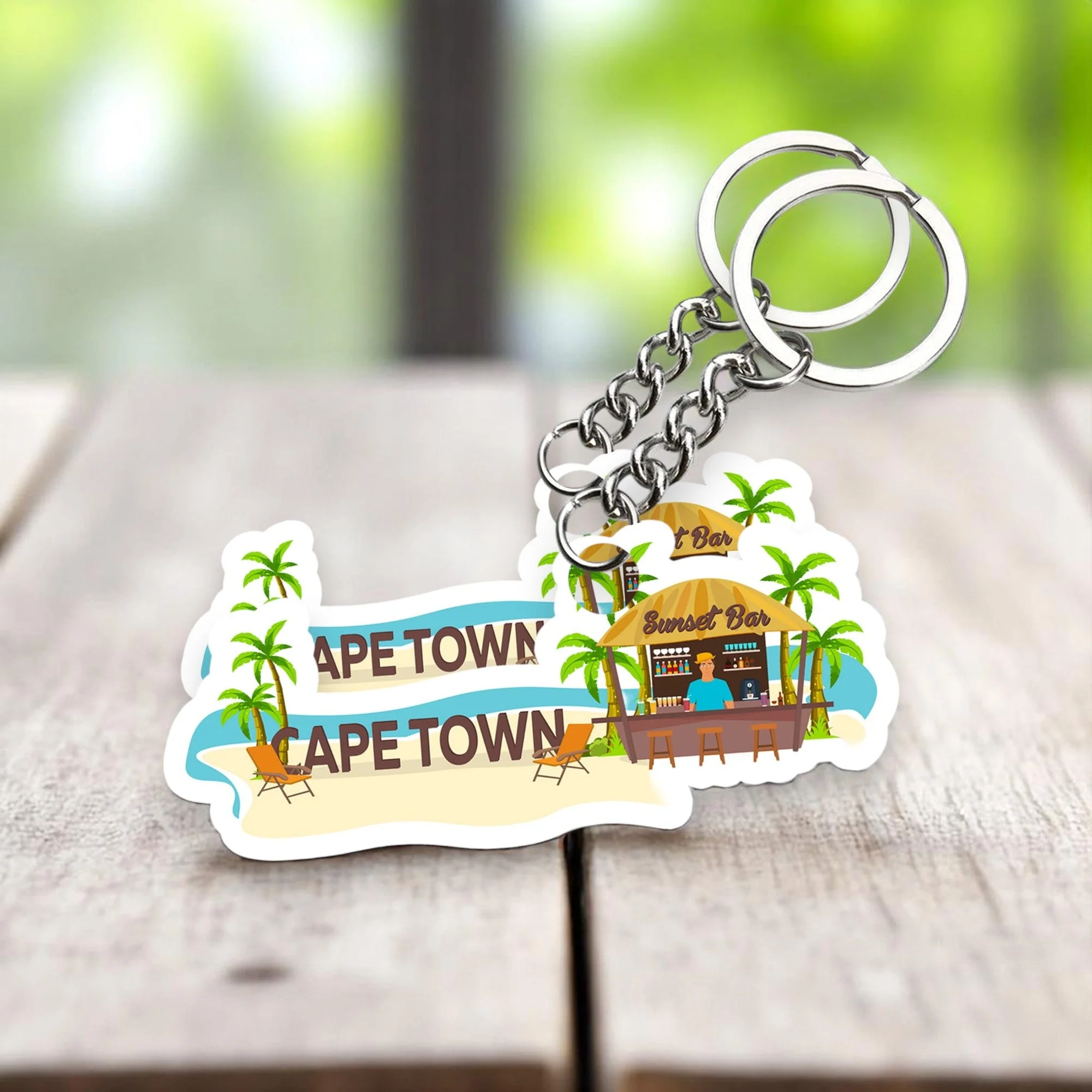 Cap Town Key chain ( Set of 2 )