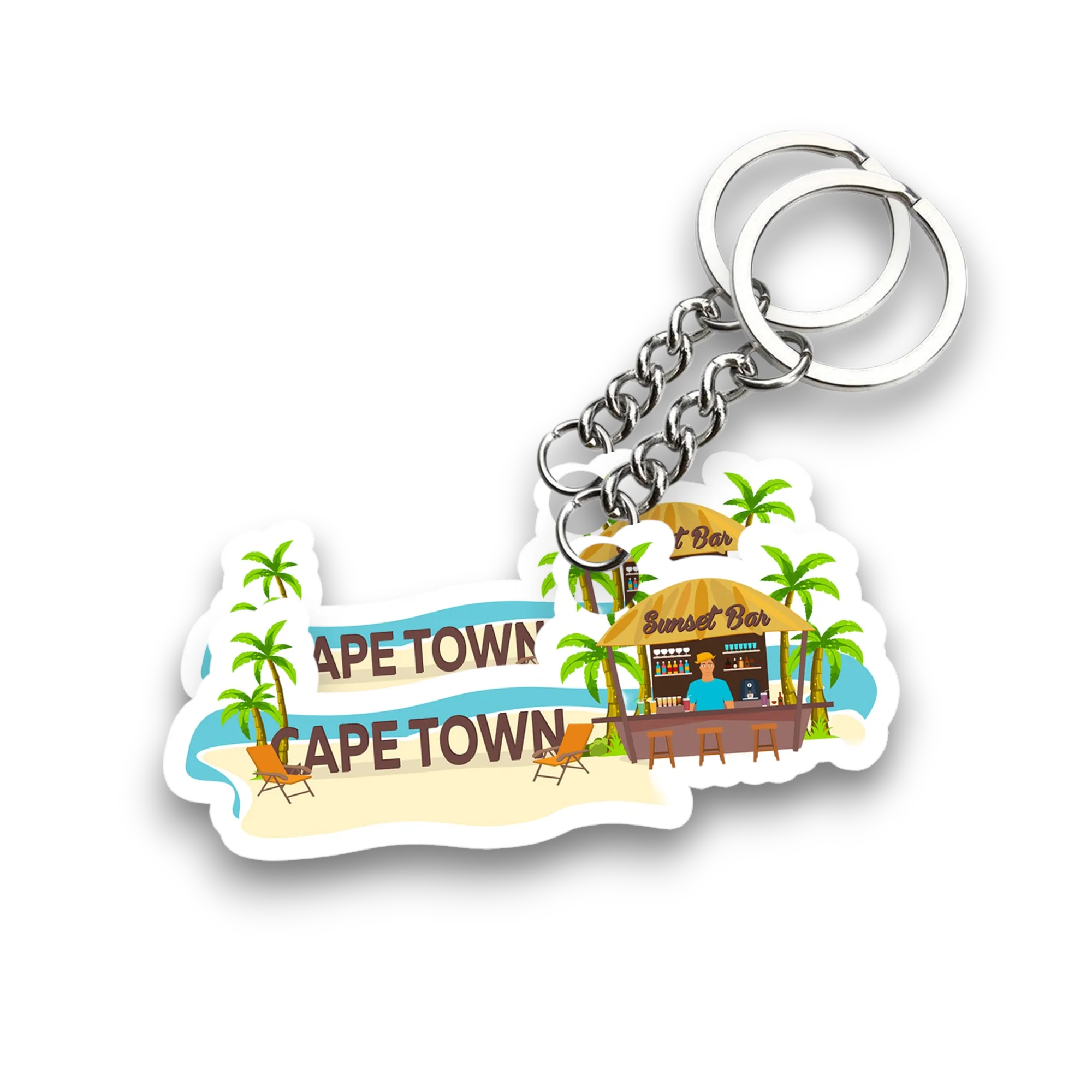 Cap Town Key chain ( Set of 2 ) - Image 2