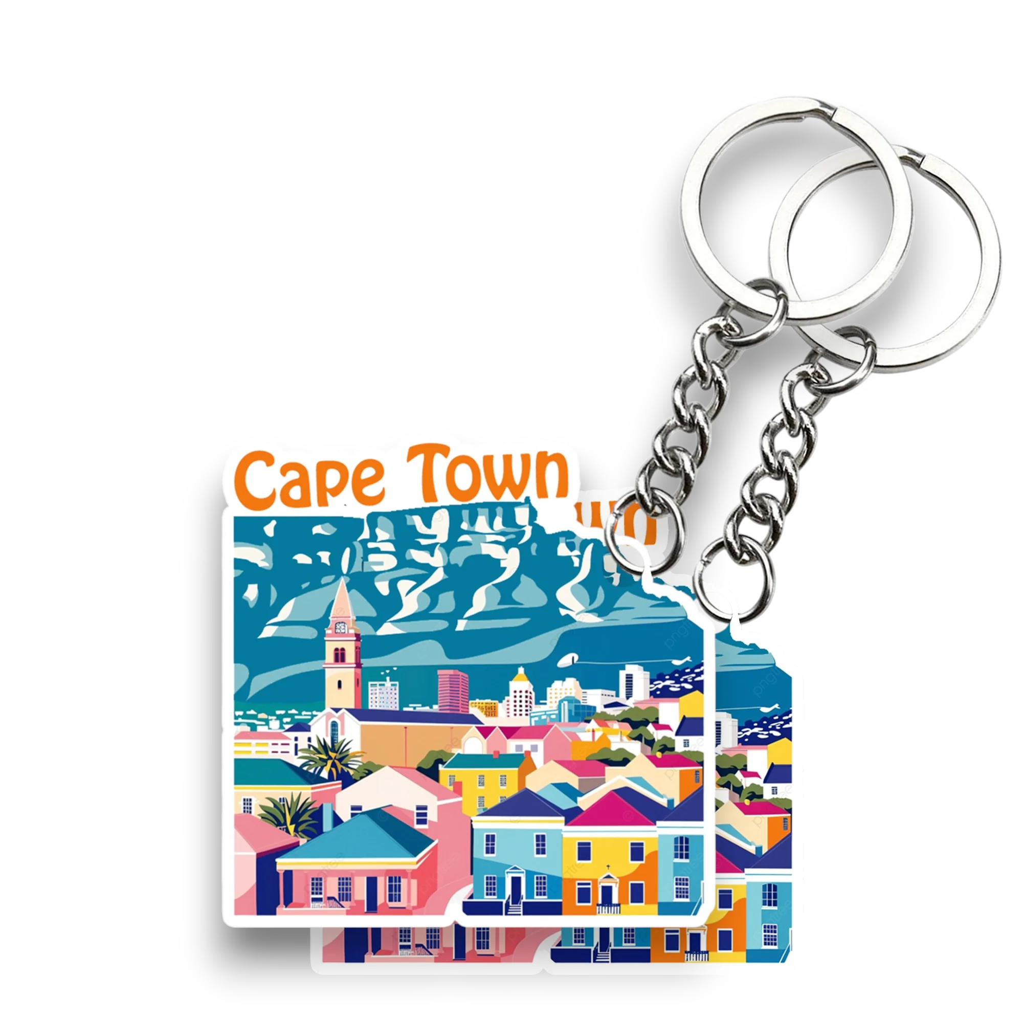 Cap Town Key chain ( Set of 2 ) - Image 2