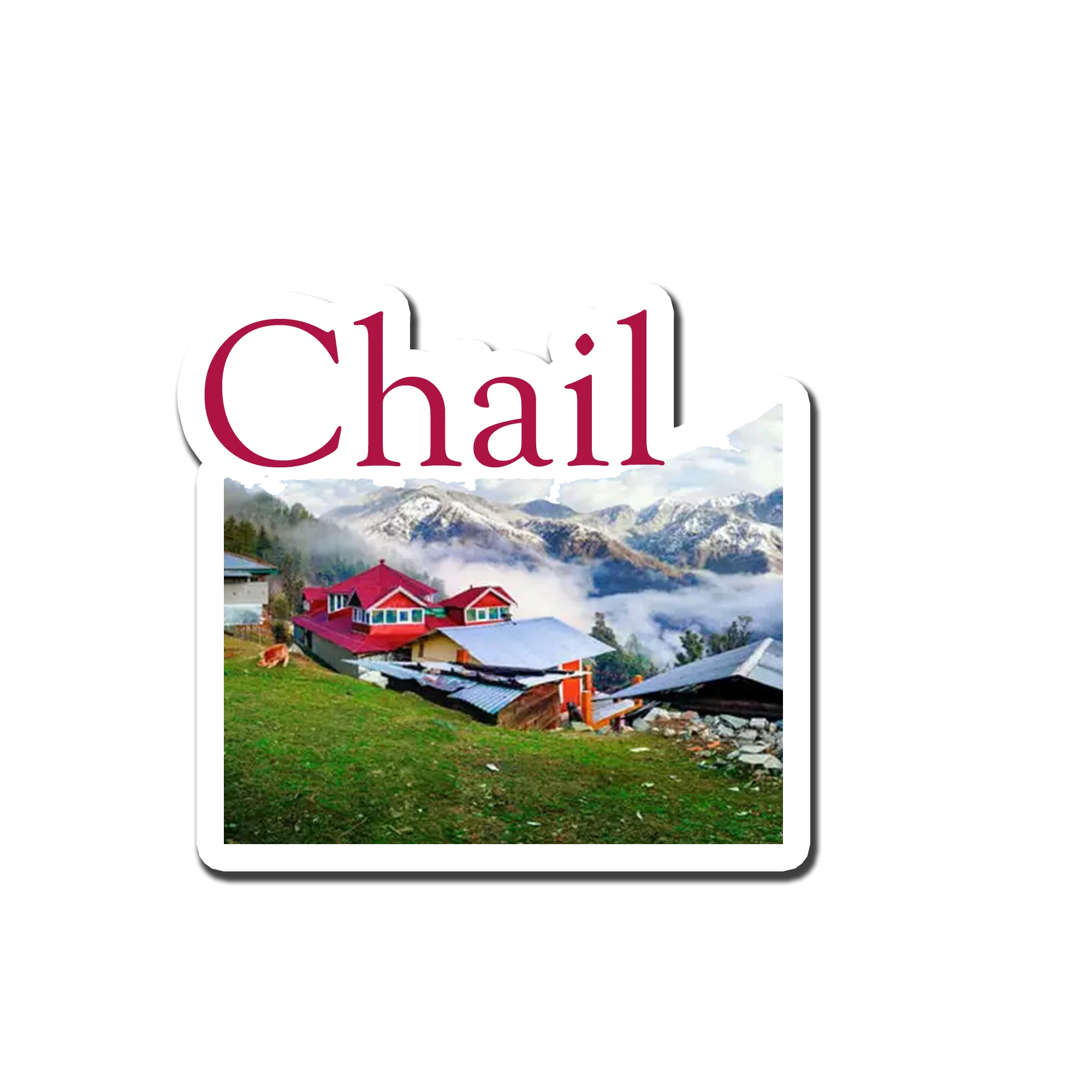 Chail Scenery Souvenir Fridge Magnet