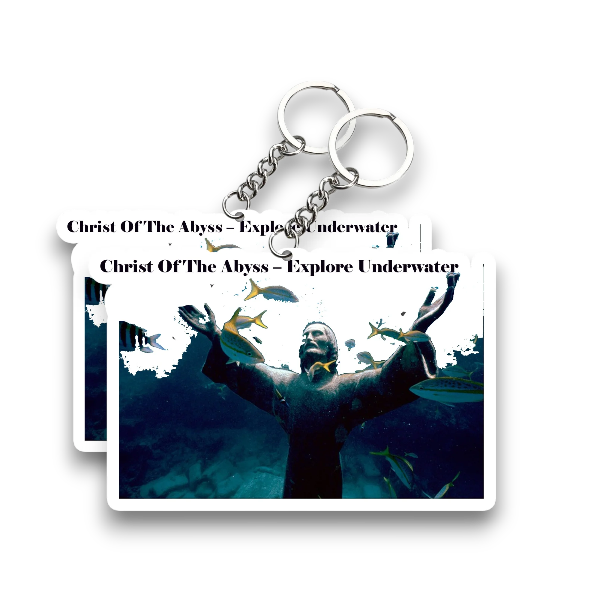Christ of the abyss Key Chain (Set of 2) - Image 2