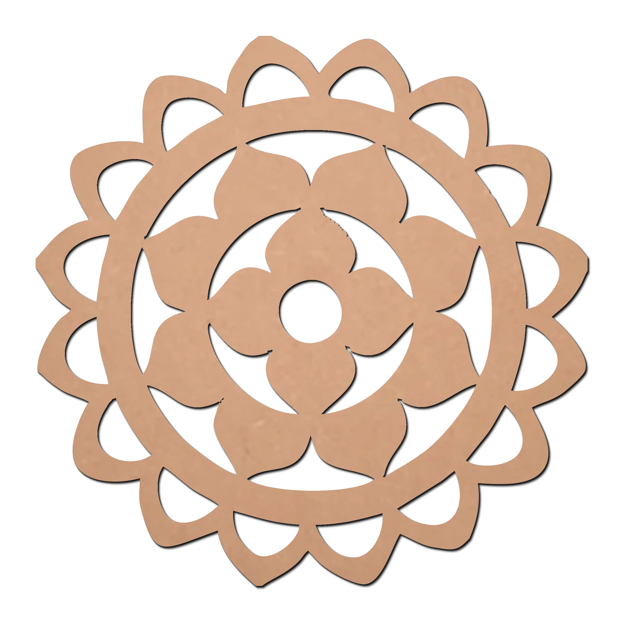 Cirlcle Art 2 MDF Cutouts for Art and Craft Work / Craft Shapes