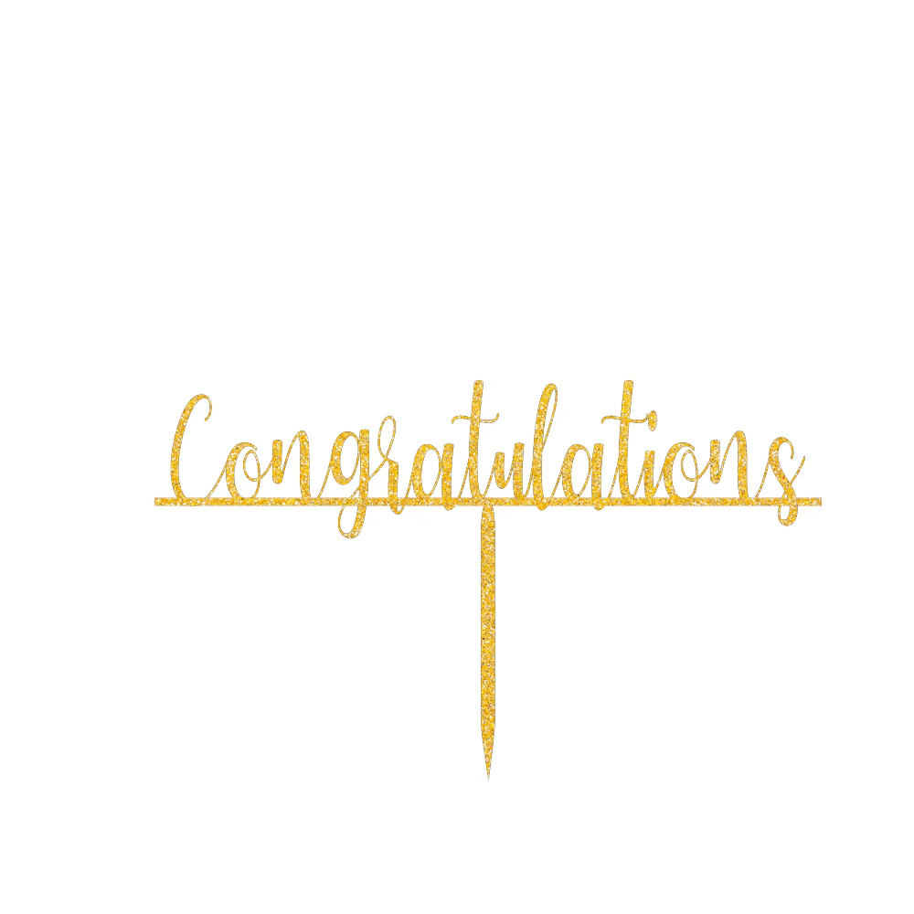 congratulation cake topper - Image 3