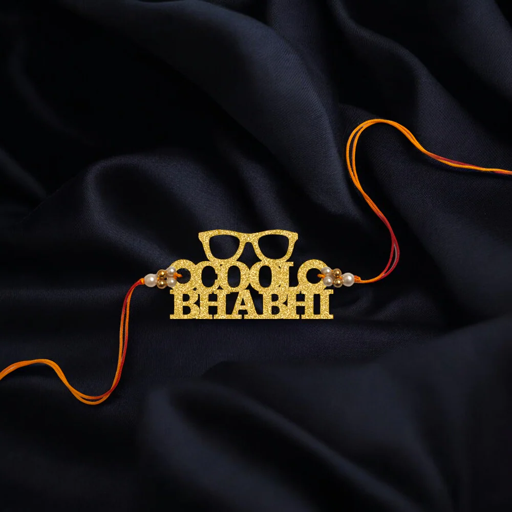 Cool Bhabhi Wooden Rakhi ( Cute Bhabhi ) - Image 2