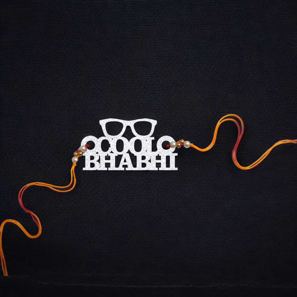 Cool Bhabhi Wooden Rakhi ( Cute Bhabhi ) - Image 4