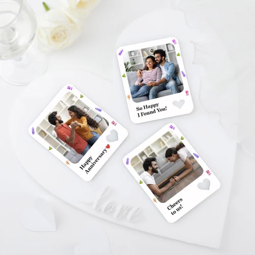 Custom Anniversary Fridge Magnet Set - Trio