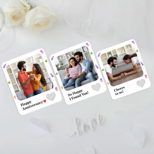 Custom Anniversary Fridge Magnet Set - Trio - Image 2