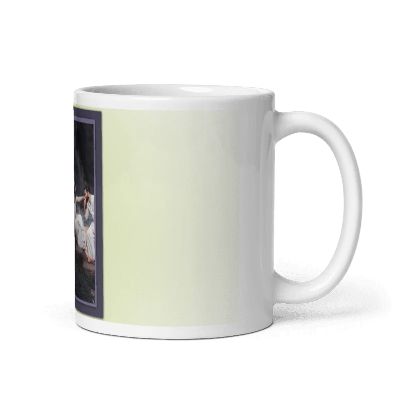 Customized Coffee Mug - Add Your Own Photo -4 Photo Frame Pattern - Image 3