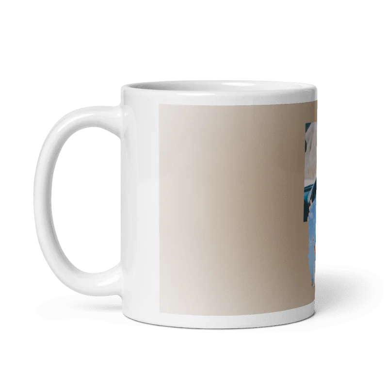 Customized Coffee Mug - Add Your Own Photo -4 Photo Frame Pattern - Image 2