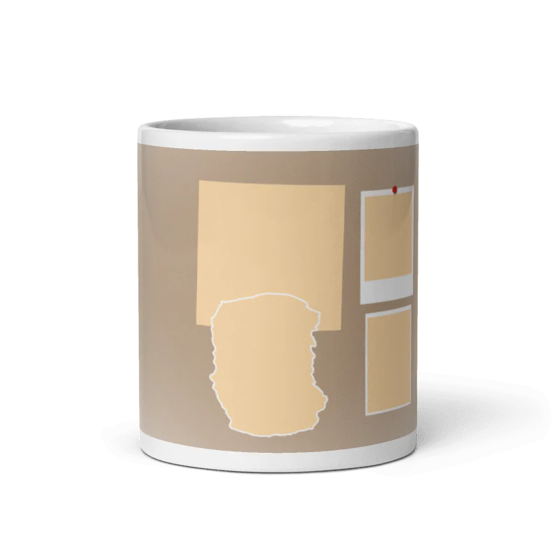 Customized Coffee Mug - Add Your Own Photo -4 Photo Frame Pattern - Image 5