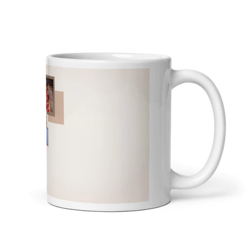 Customized Coffee Mug - Add Your Own Photo -6 Photo Frame Pattern - Image 3