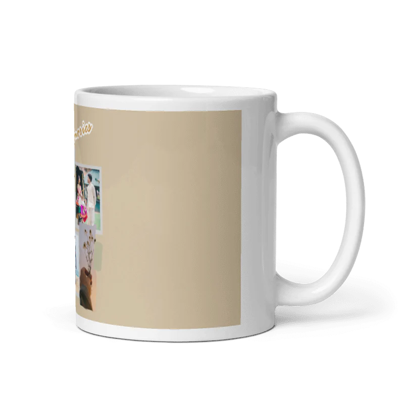 Customized Coffee Mug - Add Your Own Photo -6 Photo Frame Pattern - Image 3