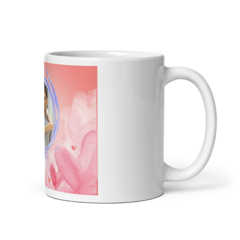 Customized Coffee Mug - Add Your Own Photo - Circle Frame - Image 3