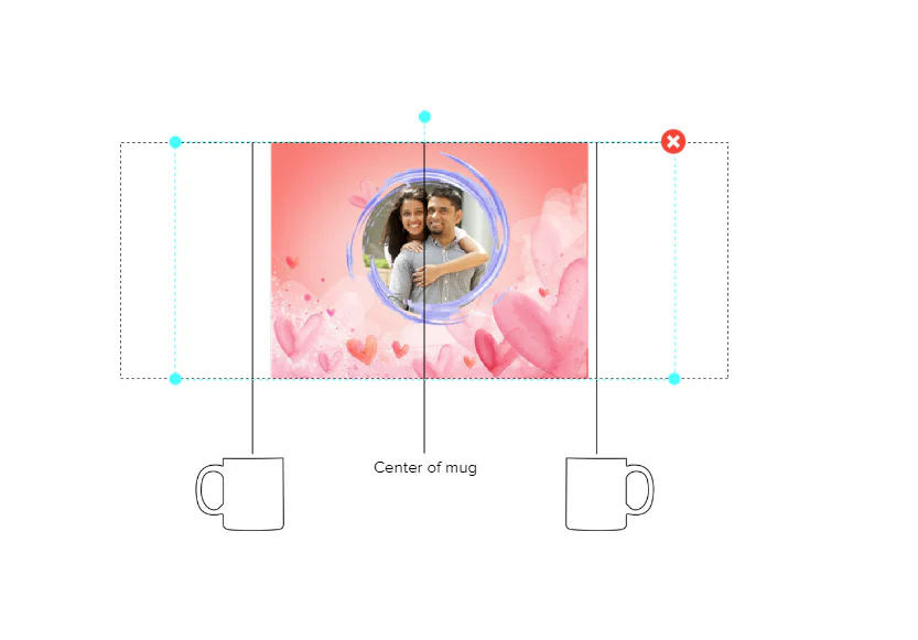 Customized Coffee Mug - Add Your Own Photo - Circle Frame - Image 4