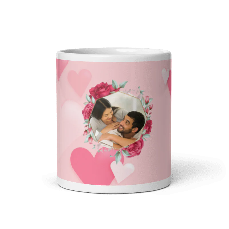 Customized Coffee Mug - Add Your Own Photo - Colorful Background