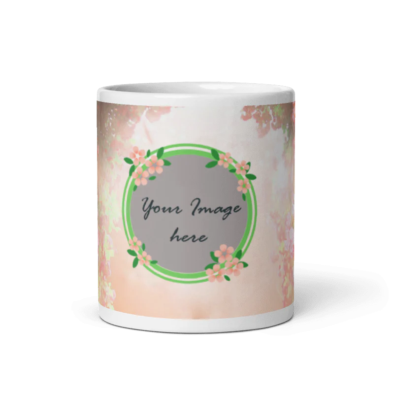Customized Coffee Mug - Add Your Own Photo - LIght Colour Background - Image 5
