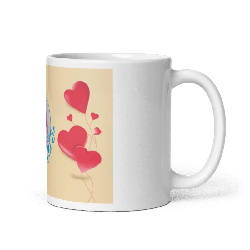 Customized Coffee Mug - Add Your Own Photo -Light Yellow Background - Image 3