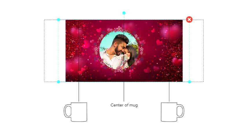 Customized Coffee Mug - Add Your Own Photo -Love Frame - Image 4