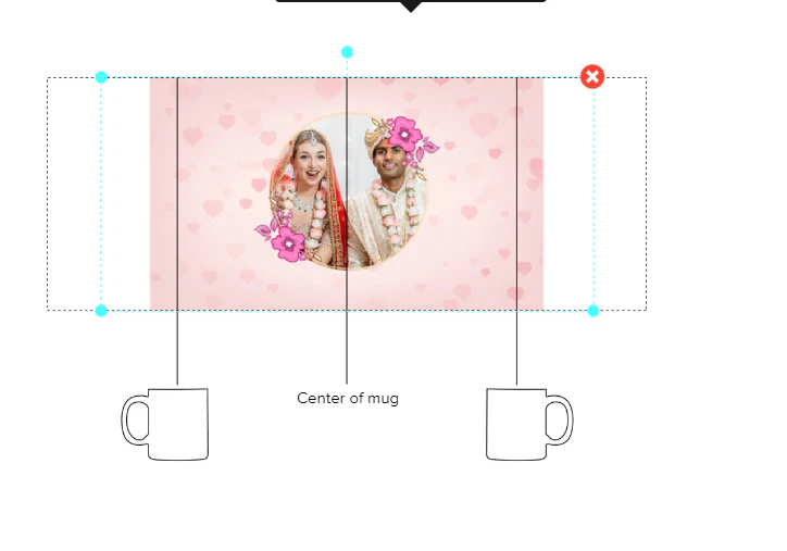 Customized Coffee Mug - Add Your Own Photo -Lovely Pink Background - Image 4