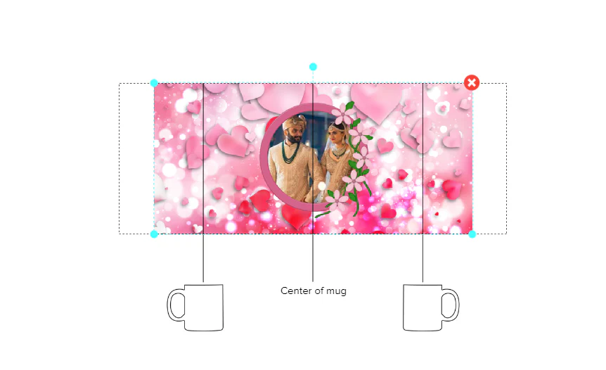 Customized Coffee Mug - Add Your Own Photo -Multicolor Background - Image 4