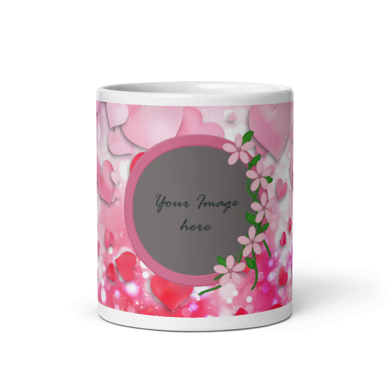 Customized Coffee Mug - Add Your Own Photo -Multicolor Background - Image 5