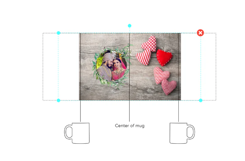 Customized Coffee Mug - Add Your Own Photo -Pretty Background - Image 4