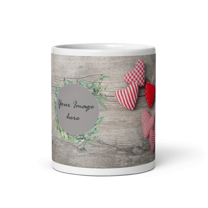 Customized Coffee Mug - Add Your Own Photo -Pretty Background - Image 5