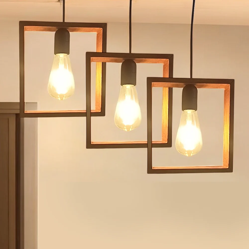 Decorative Wooden Hanging Light for Ceiling - Image 4