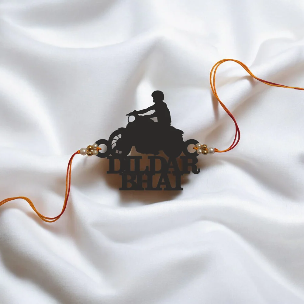Dildar Bhai Wooden Rakhi ( Bro ) - Image 2