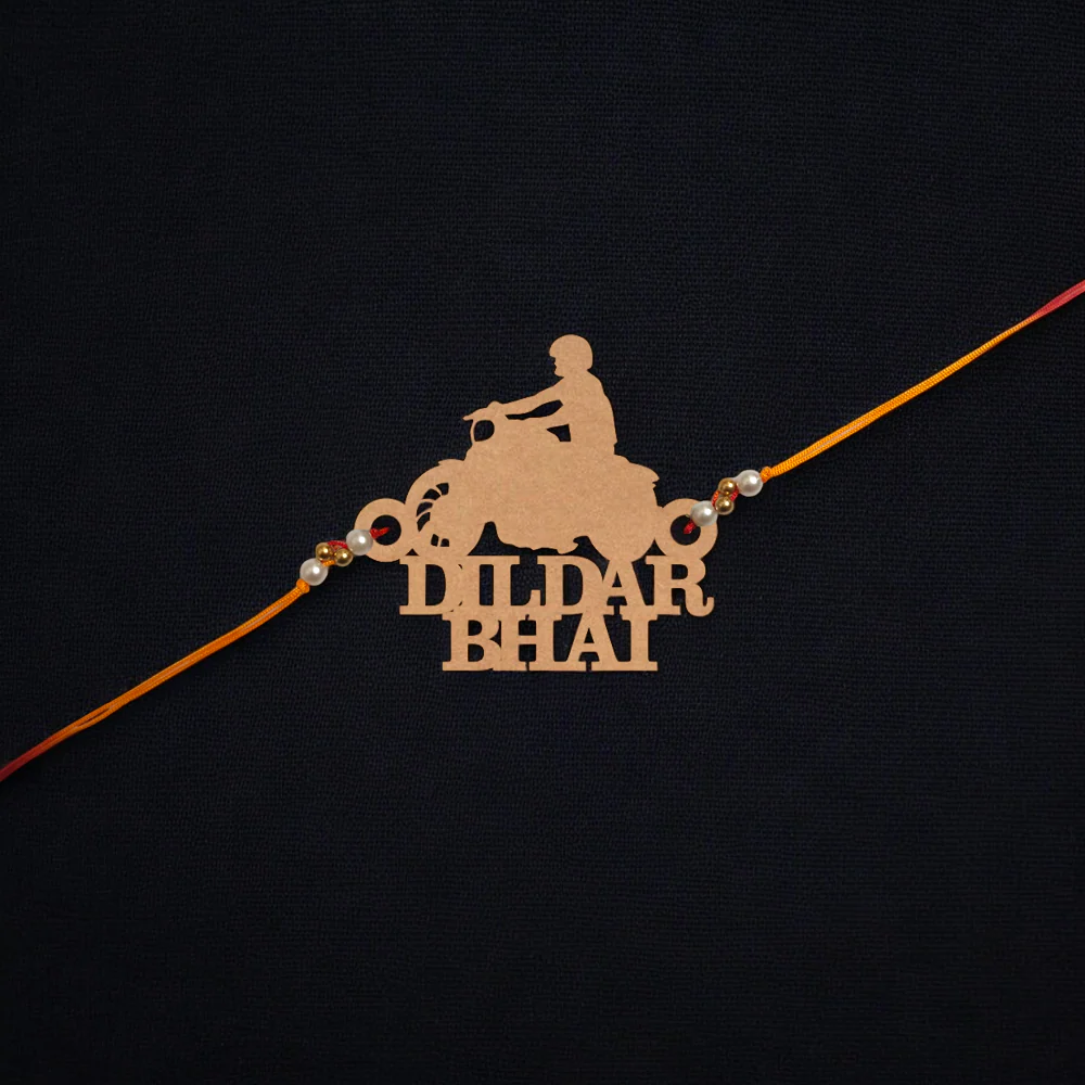 Dildar Bhai Wooden Rakhi ( Bro ) - Image 4