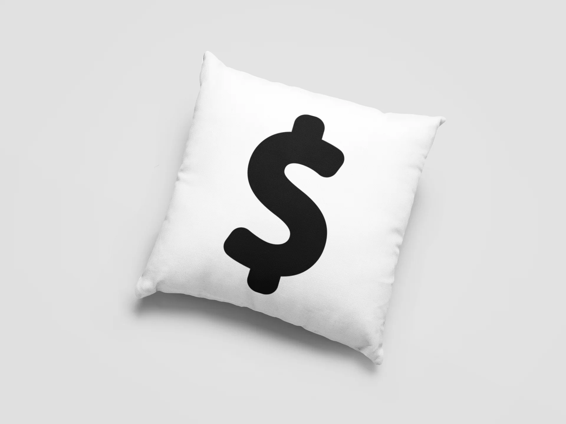 Dollar Printed Cushion