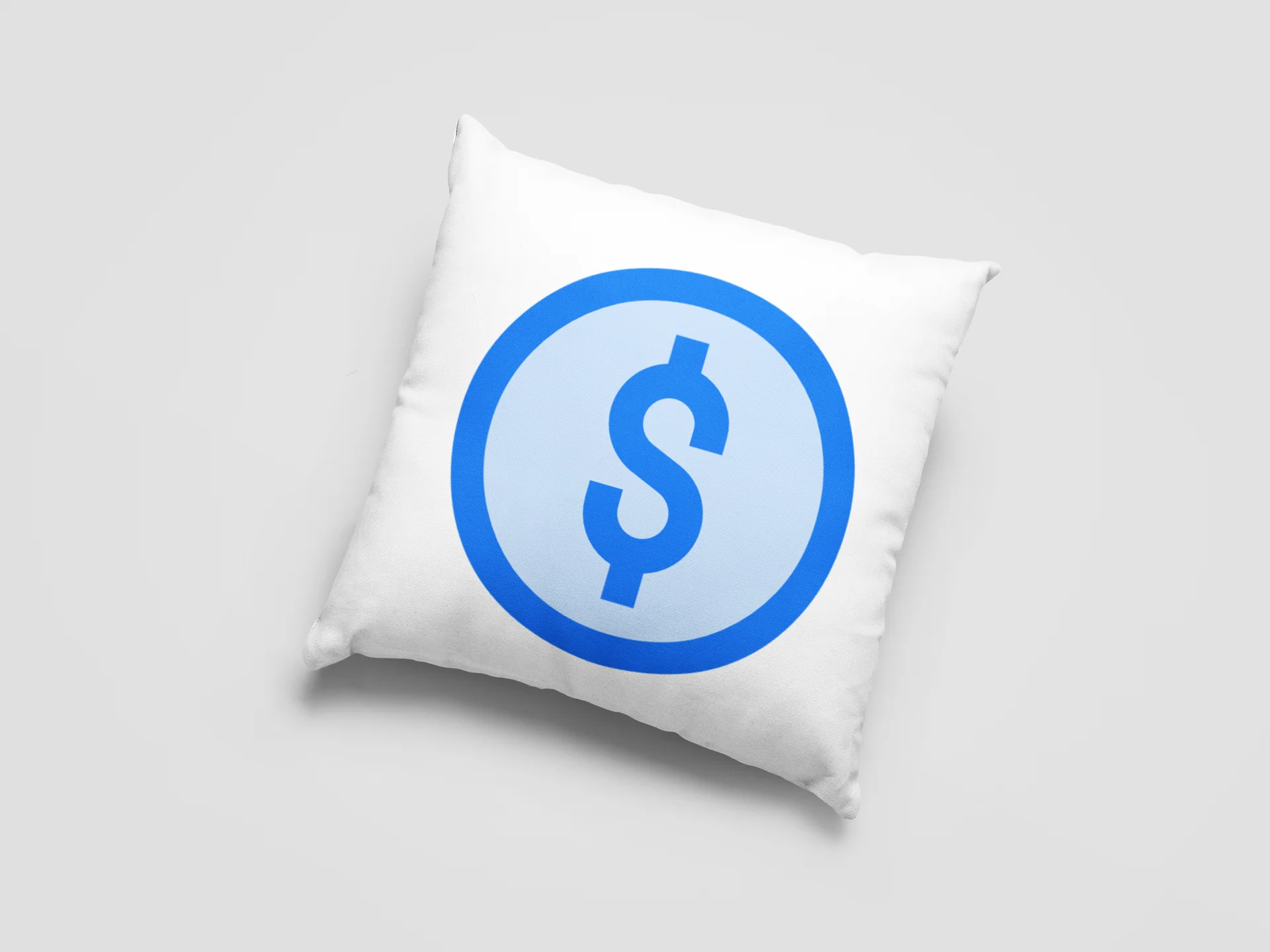 Dollar Printed Cushion
