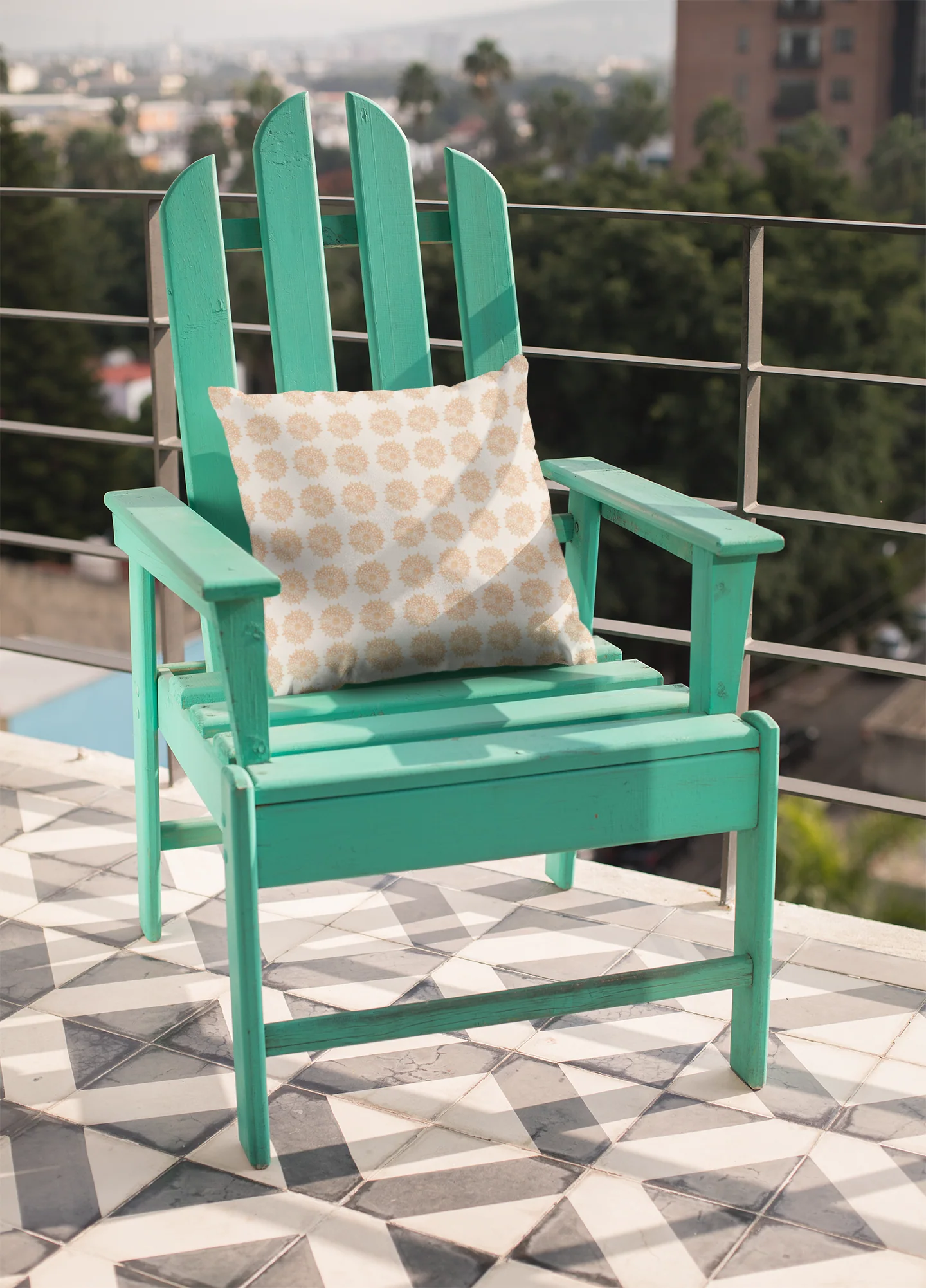 Ethnic Cushion Comfy Cove Cushion Cover (12 x 12 cm) (Filler Included) - Image 3