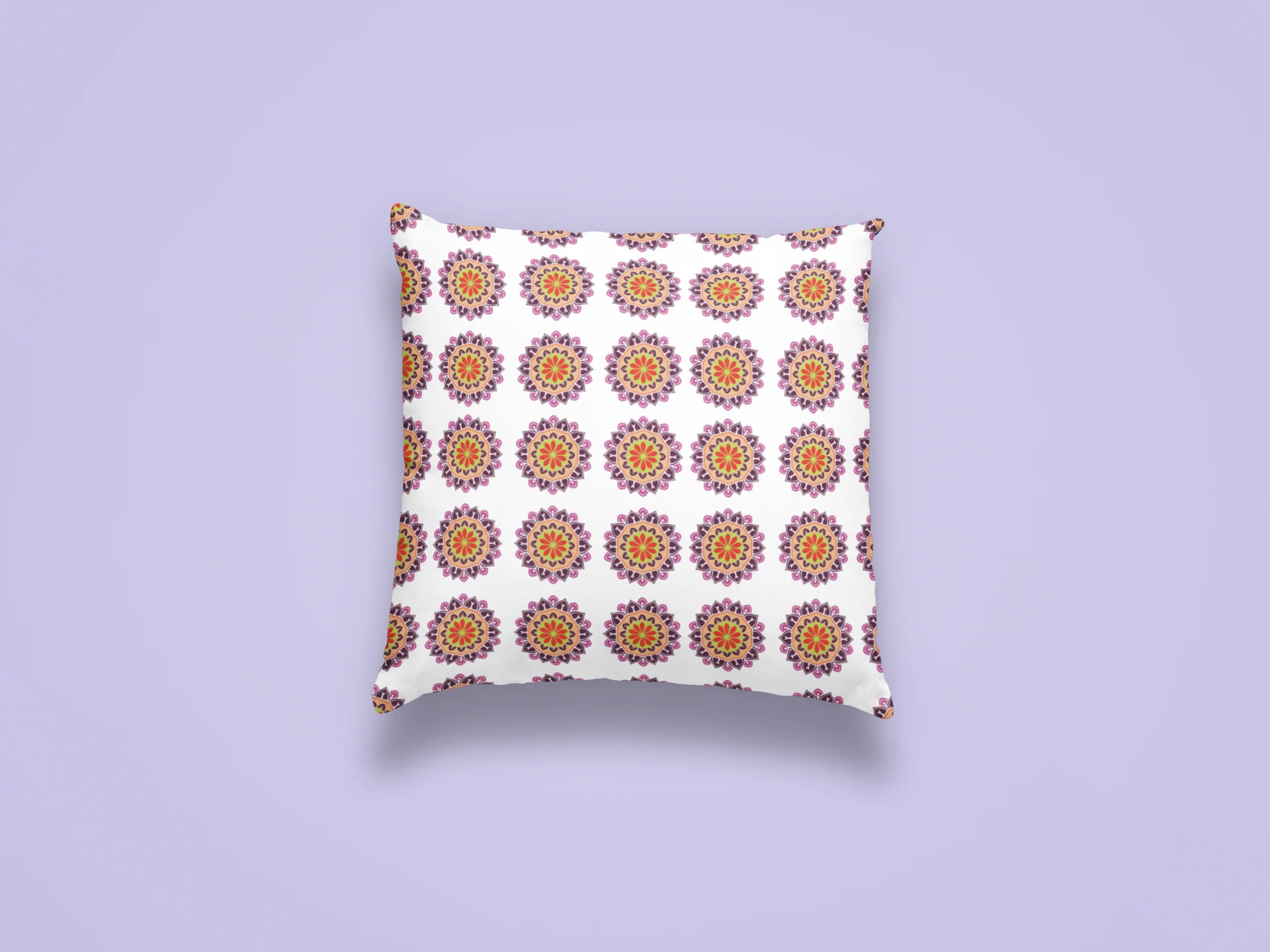 Ethnic Cushion Relax Cove Cushion Cover (12 x 12 cm) (Filler Included)