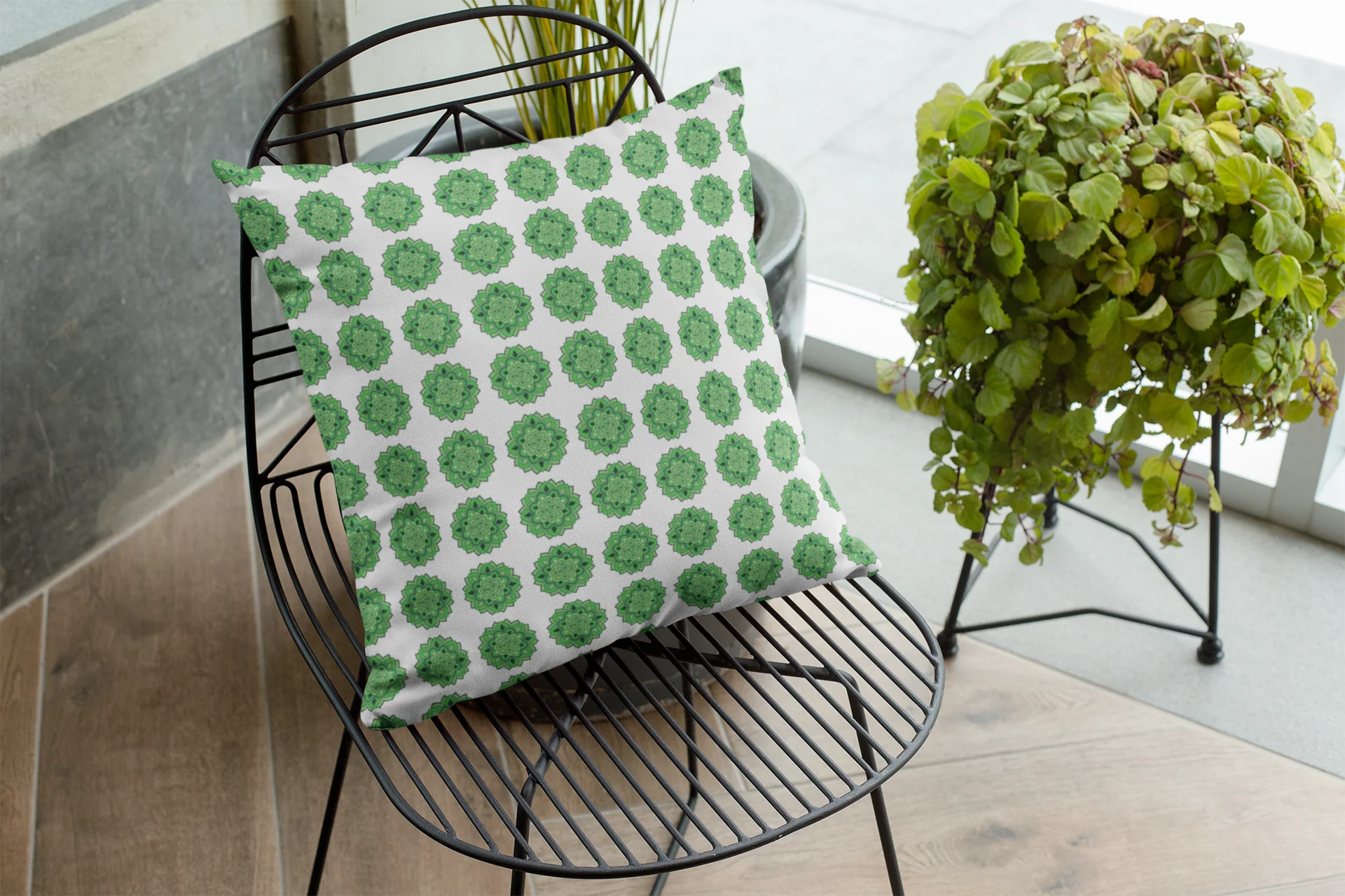 Ethnic Cushion Relax Cove Cushion Cover (12 x 12 cm) (Filler Included) - Image 2
