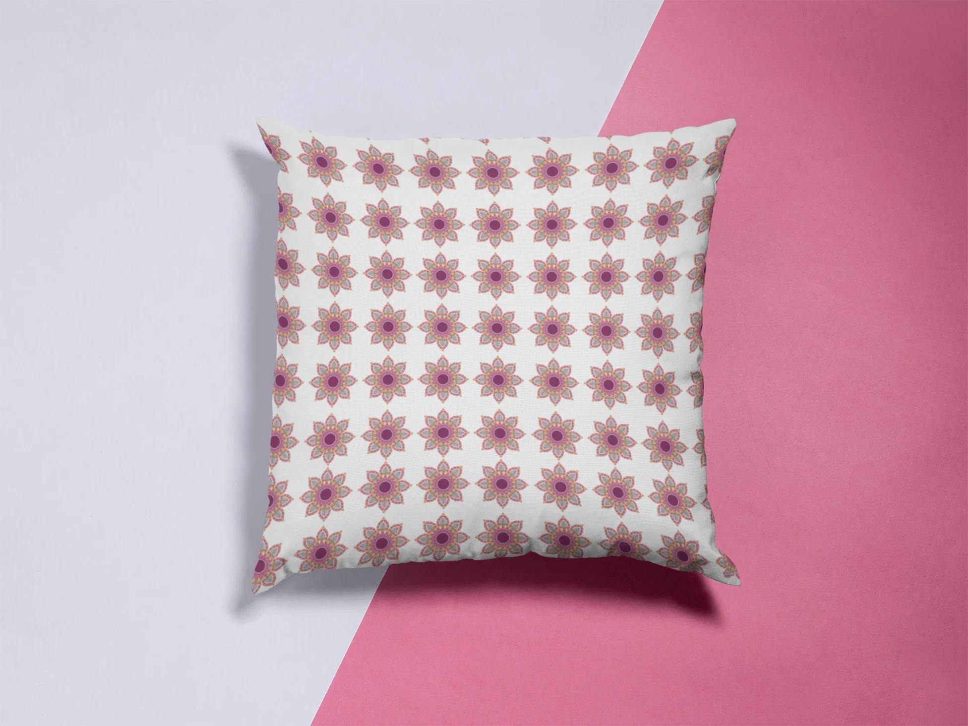 Ethnic Cushion Relax Cove Cushion Cover (12 x 12 cm) (Filler Included)