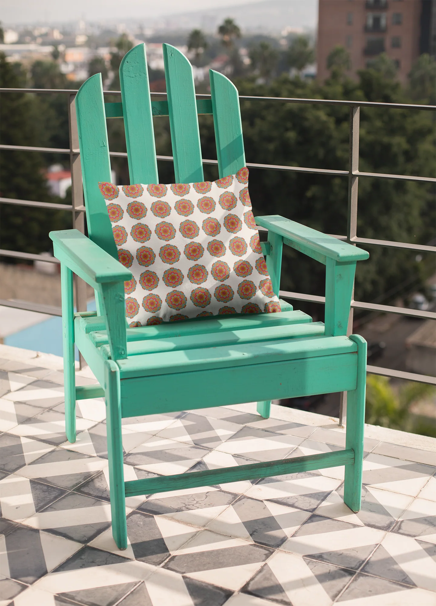 Ethnic Cushion Relax Cove Cushion Cover (12 x 12 cm) (Filler Included) - Image 3