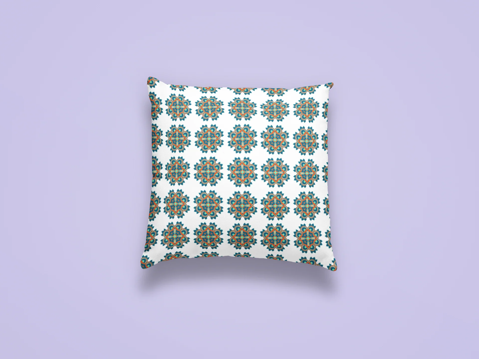 Ethnic Cushion  Restful Cove Cushion Cover (12 x 12 cm) (Filler Included)