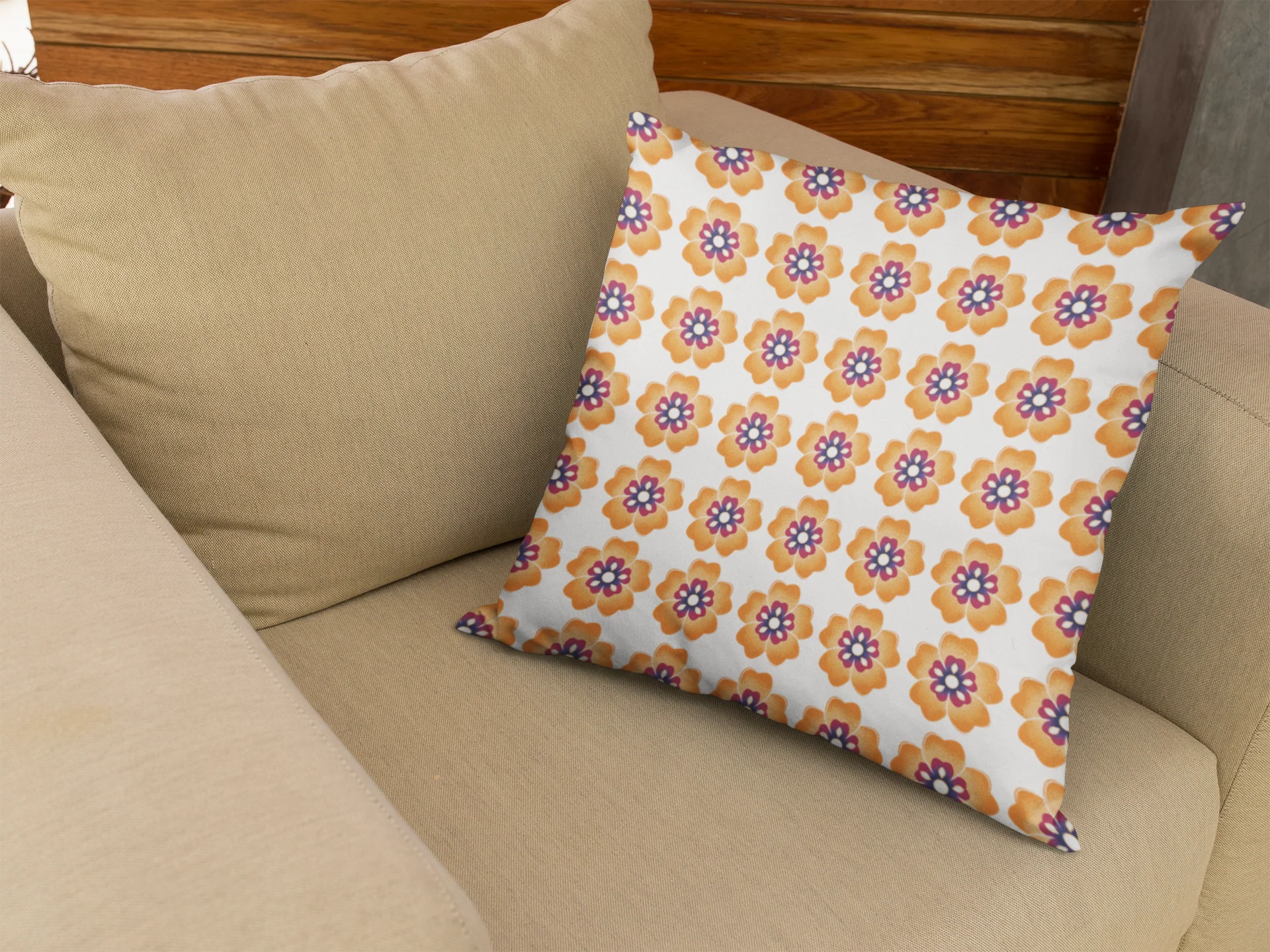 Ethnic Cushion  Restful Cove Cushion Cover (12 x 12 cm) (Filler Included) - Image 3