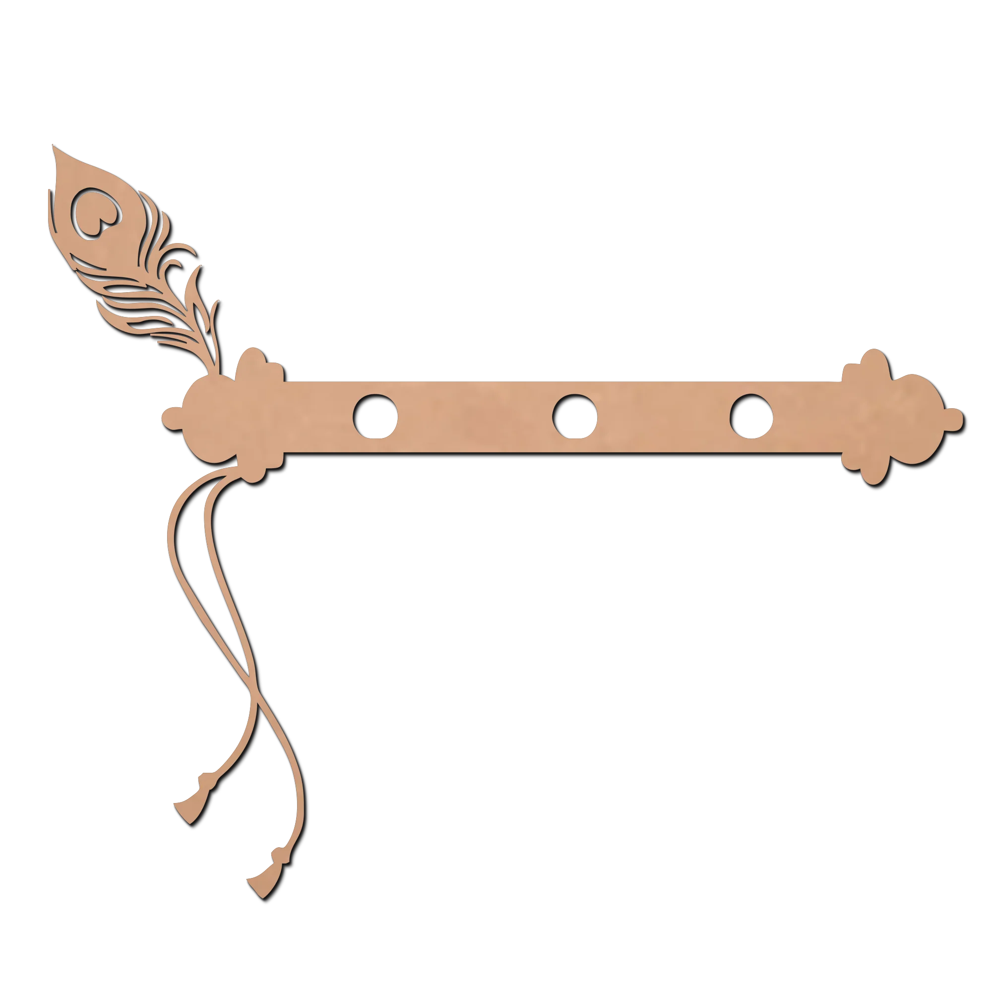 Flute Cutting MDF Cutouts for Art and Craft Work / Craft Shapes