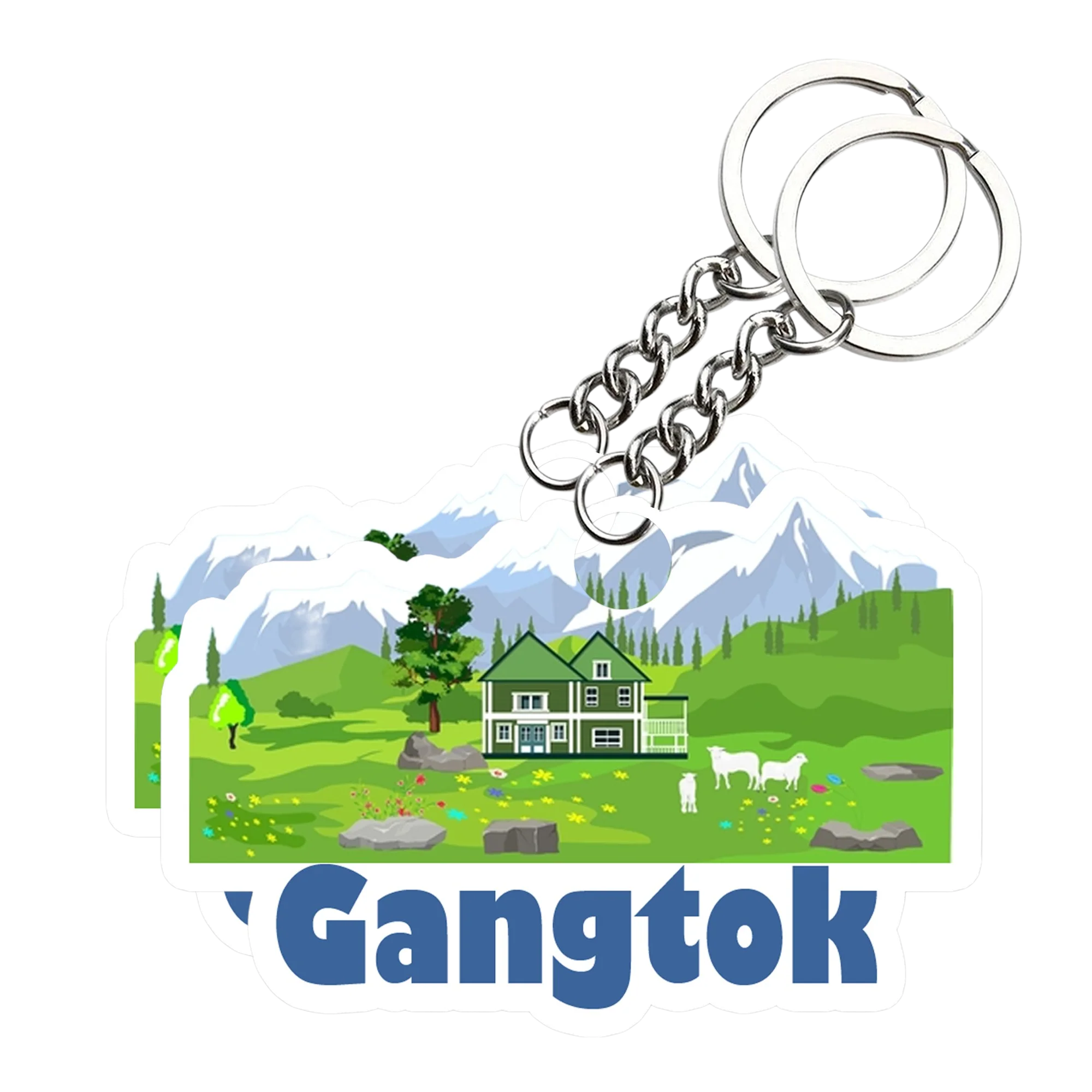 Gangtok Key chain ( Set of 2 ) - Image 2