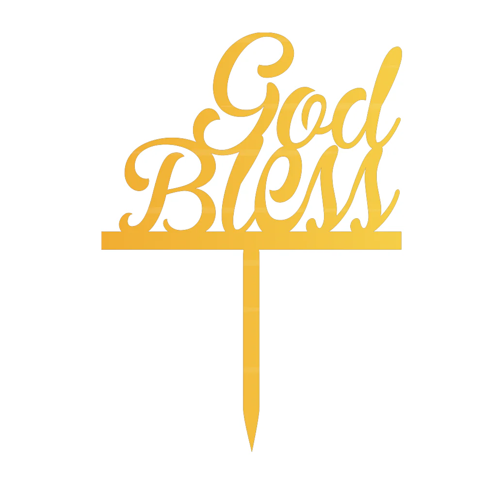 God Bless Cake Topper - Image 2