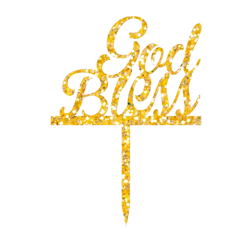 God Bless Cake Topper - Image 3