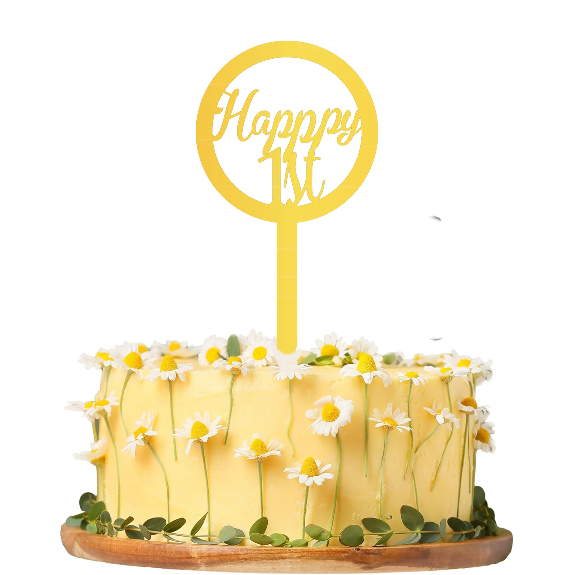 Happy 1st Cake Topper