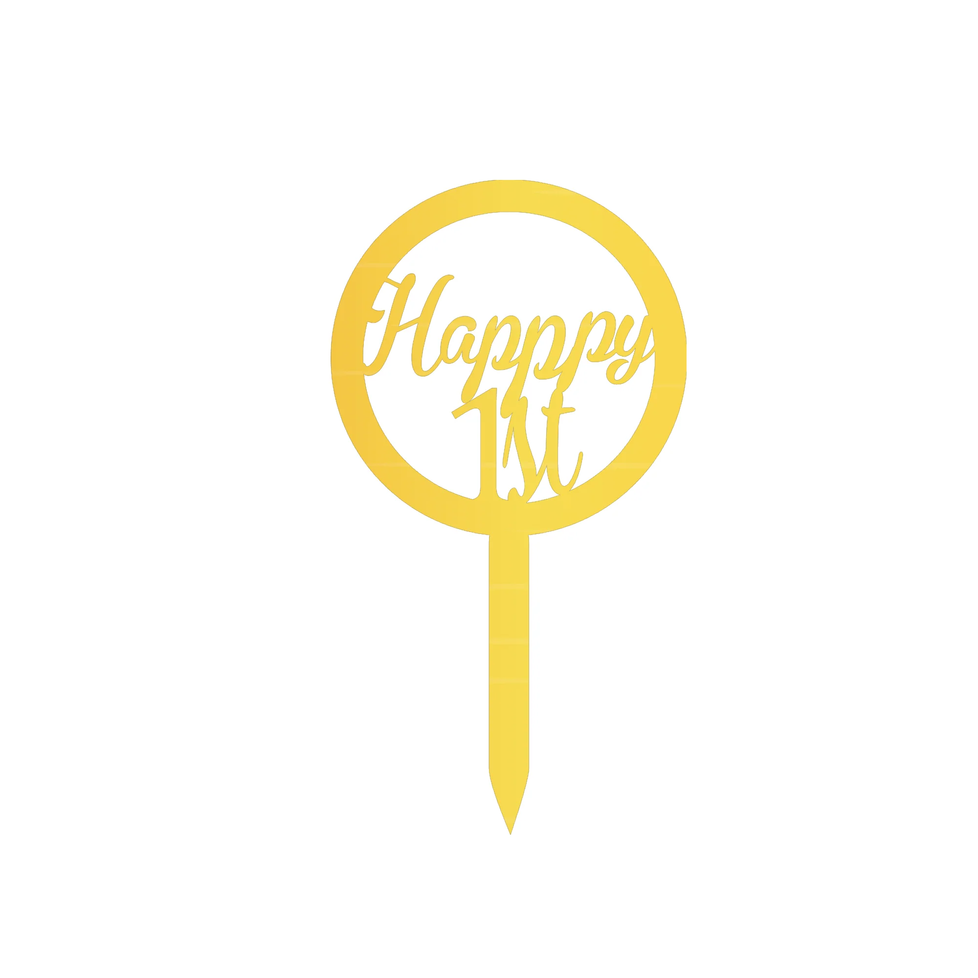 Happy 1st Cake Topper - Image 2