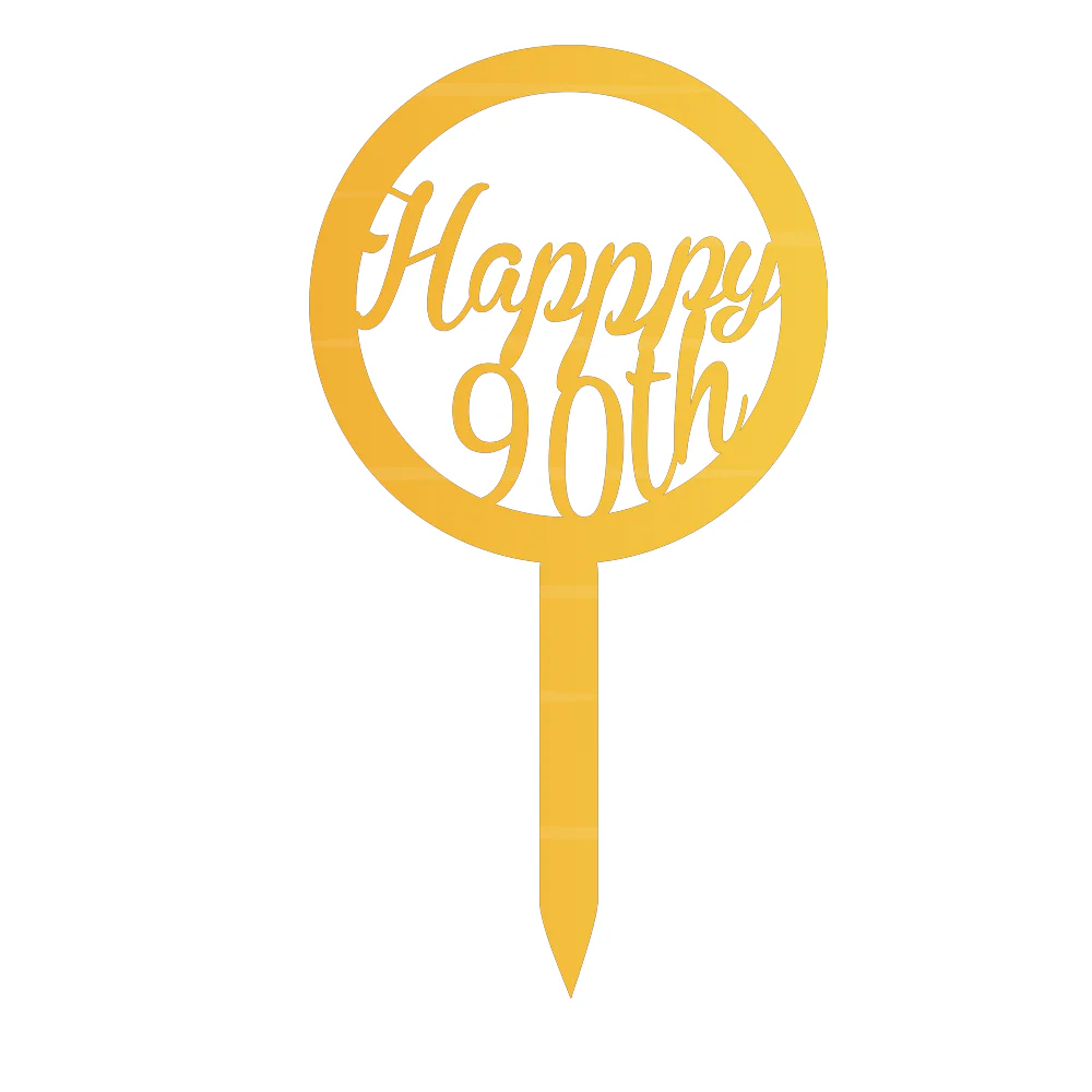 Happy 90th Cake Topper - Image 2