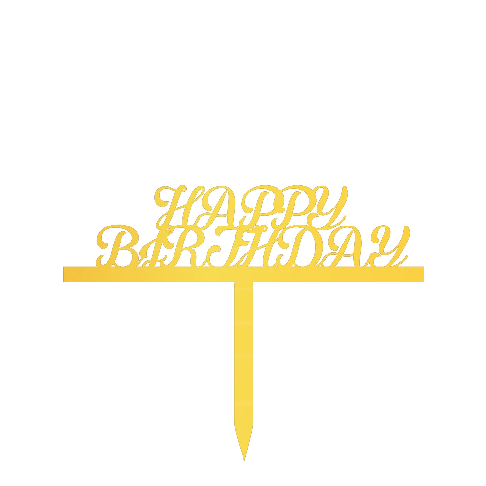 Happy birthday cake topper - Image 2